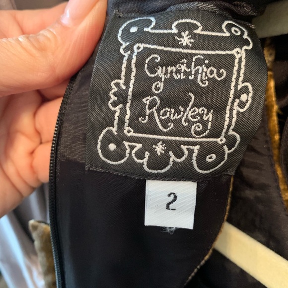 Cynthia Rawley 2 piece print dress suit - Picture 6 of 8